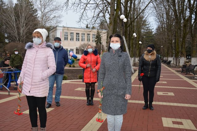 Сегодня в поселке Парковом состоялось торжественное мероприятие, посвященное 78-й Годовщине со дня освобождения города Тихорецка и Тихорецкого района от немецко-фашистских захватчиков